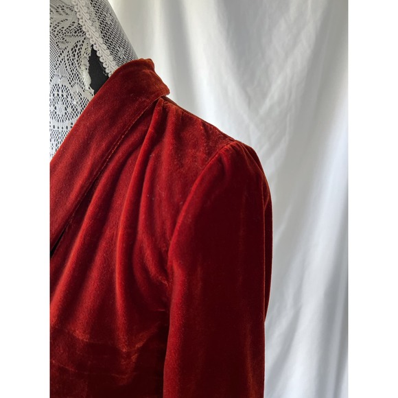 Re:Named Red Velvet Double Breasted Blazer - Picture 8 of 11